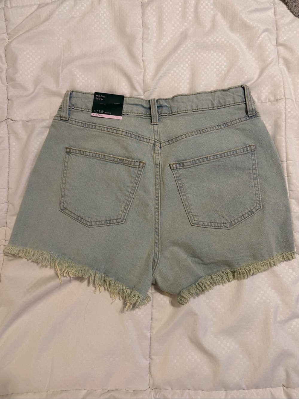 wild fable Light Wash Distressed Denim Shorts - Picture 2 of 4